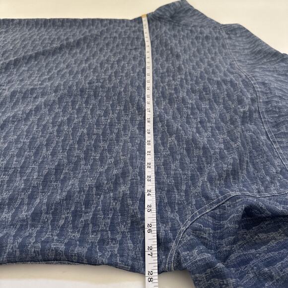 Orvis Active Fit Button Down Shirt Collared Short Sleeve Mens All Over Print XXL - Picture 8 of 10